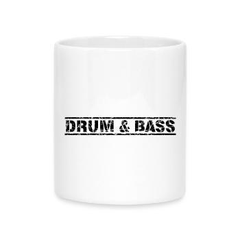 Drum Bass - Mug with Heart-Shaped Handle - white - Front