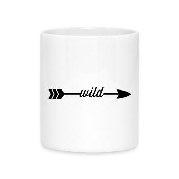 Sauvage - Mug avec anse en forme de cœur - blanc - Devant
