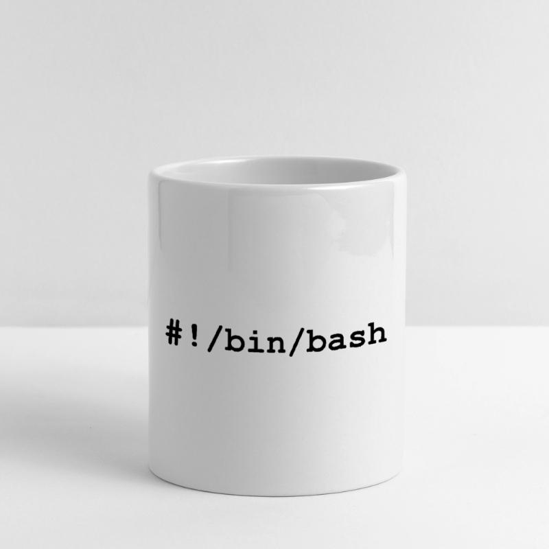 Bash / Bourne-Again Shell in Linux and Unix Mug with Heart-Shaped Handle