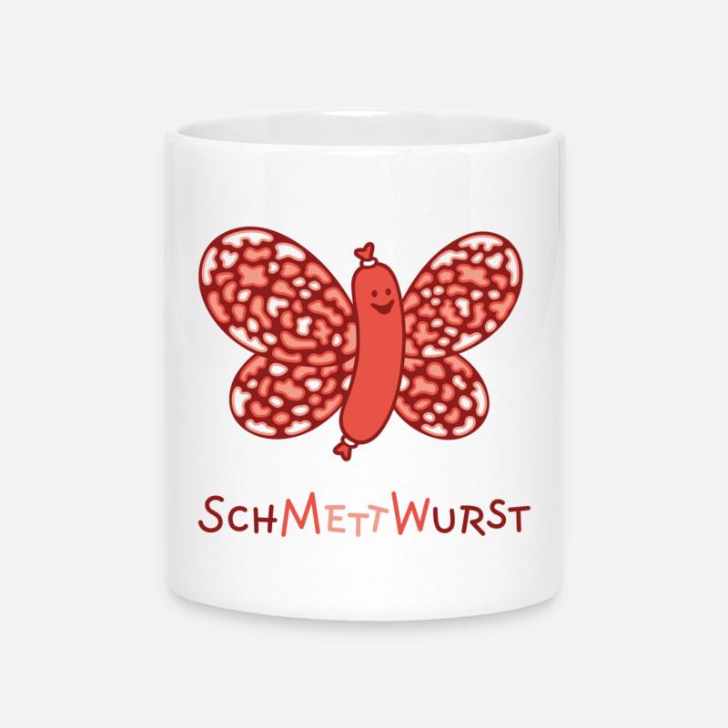 SchMettWurst - Tasse mit Herzhenkel - Weiß