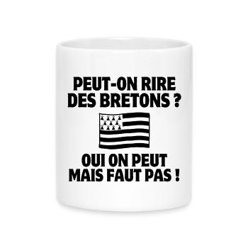 Bretagne, Bretons, Breton, celte - Mug avec anse en forme de cœur - blanc - Devant
