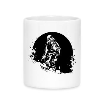 Snowboarding - Tasse mit Herzhenkel - Weiß - Vorne