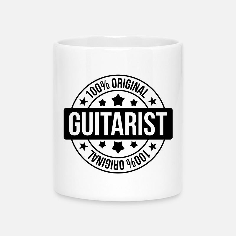 Guitarist - Mug avec anse en forme de cœur - blanc