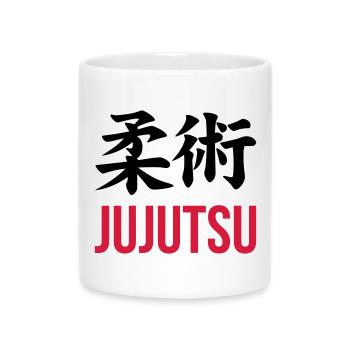 Jujutsu Jiu Jitsu Jiujitsu Ju-jitsu Jiu-jitsu - Mug with Heart-Shaped Handle - white - Front