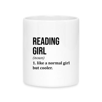 Lesen - Tasse mit Herzhenkel - Weiß - Vorne