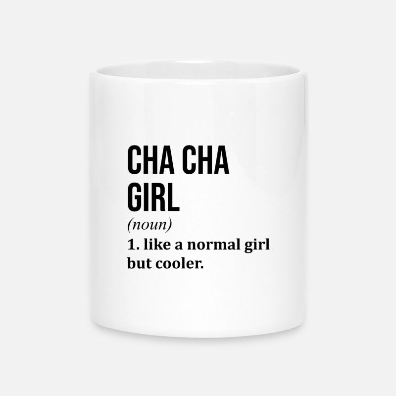 Cha Cha - Mug avec anse en forme de cœur - blanc