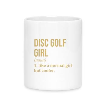 Disc Golf - Mug avec anse en forme de cœur - blanc - Devant