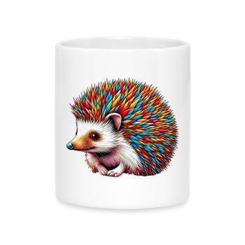 Igel - Tasse mit Herzhenkel - Weiß - Vorne