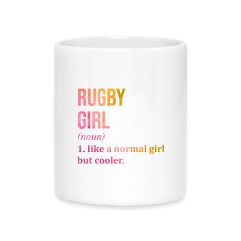 rugby - Mug avec anse en forme de cœur - blanc - Devant