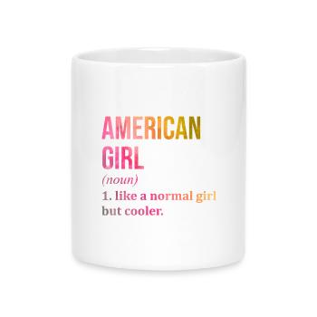 America - Mug with Heart-Shaped Handle - white - Front