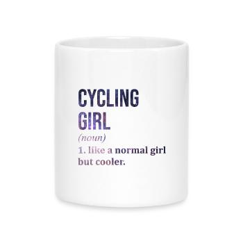 Radfahren - Tasse mit Herzhenkel - Weiß - Vorne