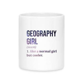 Geography - Mug with Heart-Shaped Handle - white - Front