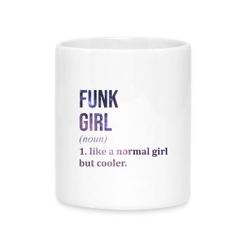 Funk - Tasse mit Herzhenkel - Weiß - Vorne