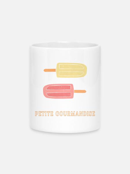 petite gourmandise - Tasse mit Herzhenkel - Weiß