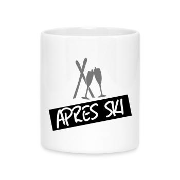 Apres SKi - Mug avec anse en forme de cœur - blanc - Devant