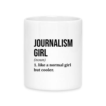 Journaliste Journaliste Journaliste - Mug avec anse en forme de cœur - blanc - Devant