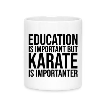 Karate - Mug with Heart-Shaped Handle - white - Front