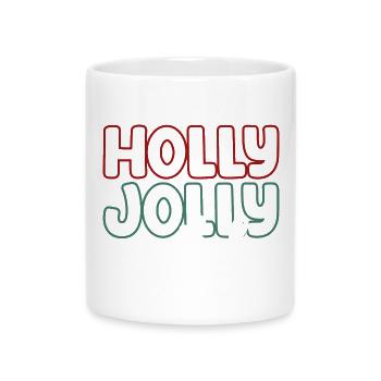Holly Jolly Babe - Tasse mit Herzhenkel - Weiß - Vorne