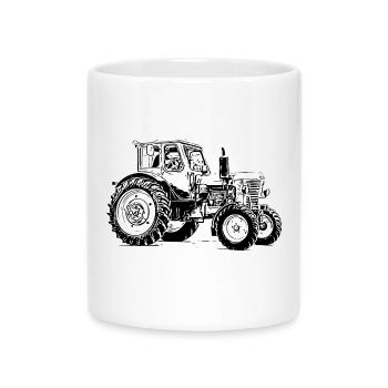 Belarus MTS 50 - Mug with Heart-Shaped Handle - white - Front