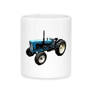 Tractor Super Major 6 - Mug with Heart-Shaped Handle - white - Front