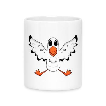 Möwe, nordsee, Vogel - Tasse mit Herzhenkel - Weiß - Vorne
