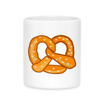 Pretzel - Mug with Heart-Shaped Handle - white - Front