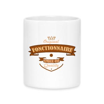 Fonctionnaire - Mug avec anse en forme de cœur - blanc - Devant