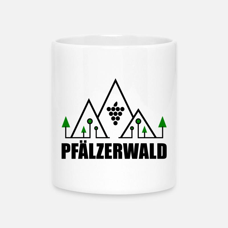 Palatinate Forest - Mug with Heart-Shaped Handle - white