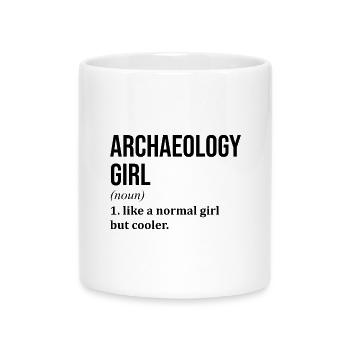 Archaeology - Mug with Heart-Shaped Handle - white - Front