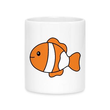 Tropical Clownfish - Mug with Heart-Shaped Handle - white - Front