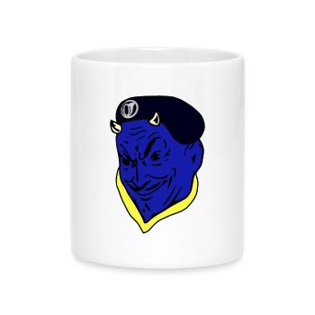 Chasseur Diable Bleu Armée Française - Mug avec anse en forme de cœur - blanc - Devant