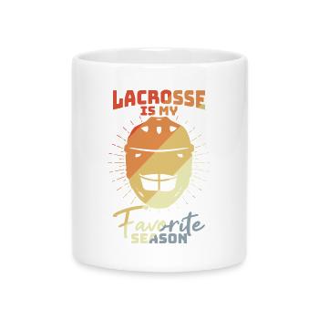Lacrosse Motivation - Tasse mit Herzhenkel - Weiß - Vorne