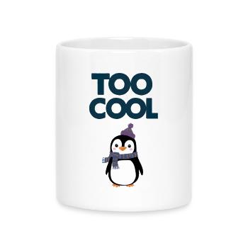 Trop cool - Mug avec anse en forme de cœur - blanc - Devant