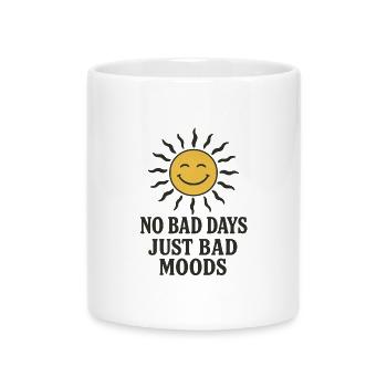 No Bad Days - Tasse mit Herzhenkel - Weiß - Vorne