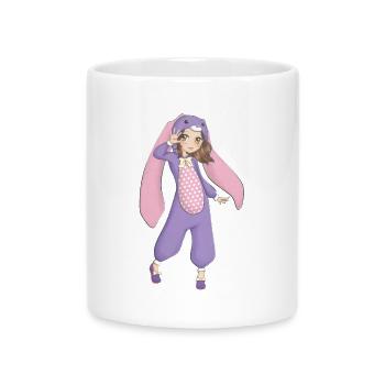 Manga - Mug with Heart-Shaped Handle - white - Front