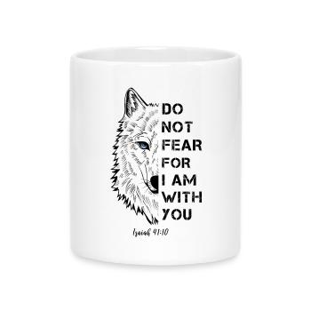 Citation religieuse - Mug avec anse en forme de cœur - blanc - Devant