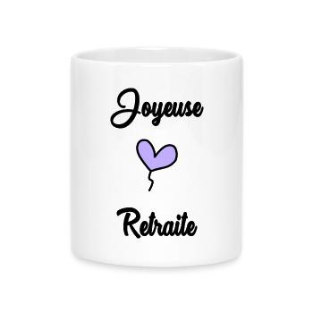 retirement - Mug with Heart-Shaped Handle - white - Front