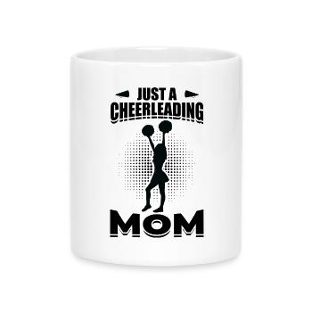 Cheerleader Mom - Mug with Heart-Shaped Handle - white - Front