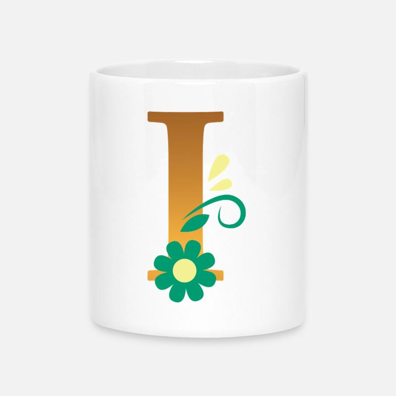 I - Mug with Heart-Shaped Handle - white