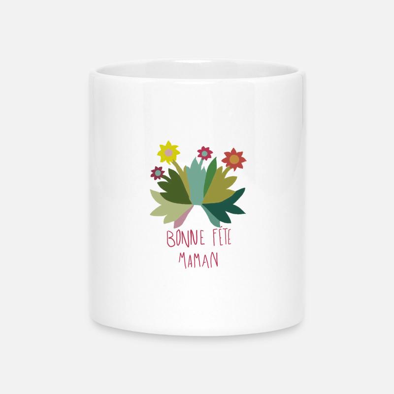 Happy Mother's Day - Mug with Heart-Shaped Handle - white