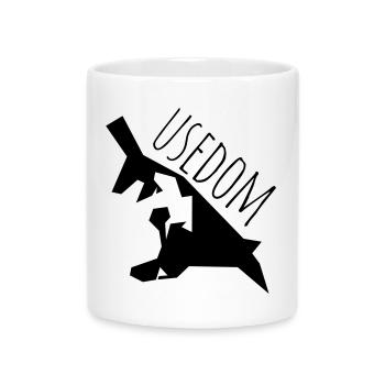 usedom - Mug with Heart-Shaped Handle - white - Front