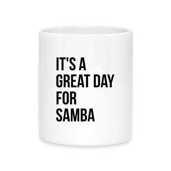Samba - Mug avec anse en forme de cœur - blanc - Devant