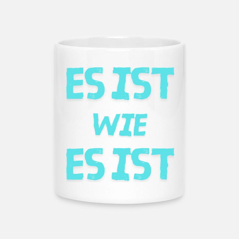 C’est ce que c’est - Mug avec anse en forme de cœur - blanc