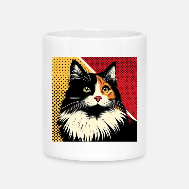 Catégorie 1 2 - Mug avec anse en forme de cœur - blanc