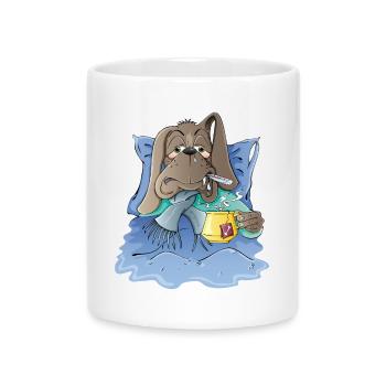 Hundeelend - Tasse mit Herzhenkel - Weiß - Vorne