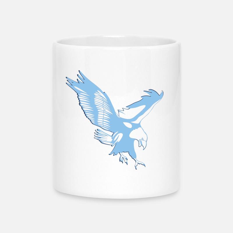 Aquila Lazio design for T-shirts and other access - Mug with Heart-Shaped Handle - white