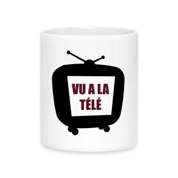 As Seen on TV (vector) - Mug with Heart-Shaped Handle - white - Front