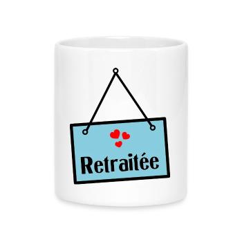 RETIRED - Mug with Heart-Shaped Handle - white - Front