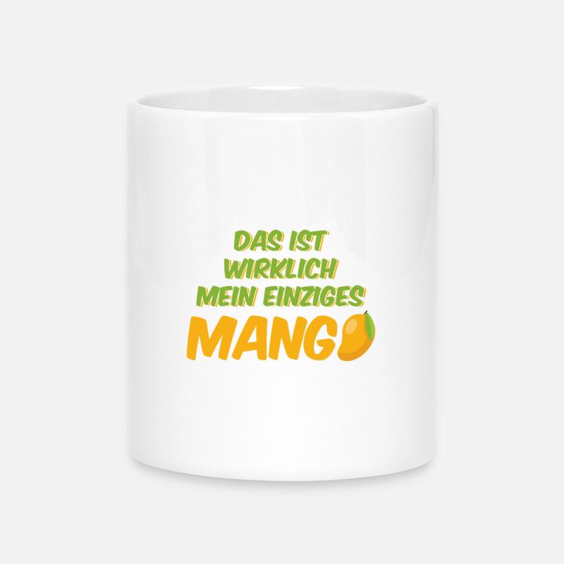 Fruit Fruit Gift Idea Fruits Fun Sayings Fruit - Mug with Heart-Shaped Handle - white