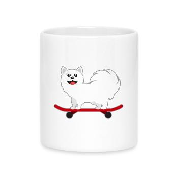funny animals plants fruit vegetables children's motifs - Mug with Heart-Shaped Handle - white - Front